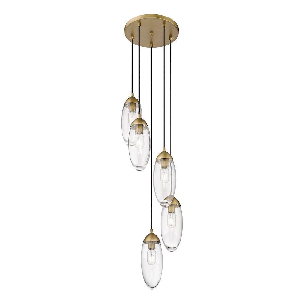 Z-Lite 5 Light Chandelier. Picture 3