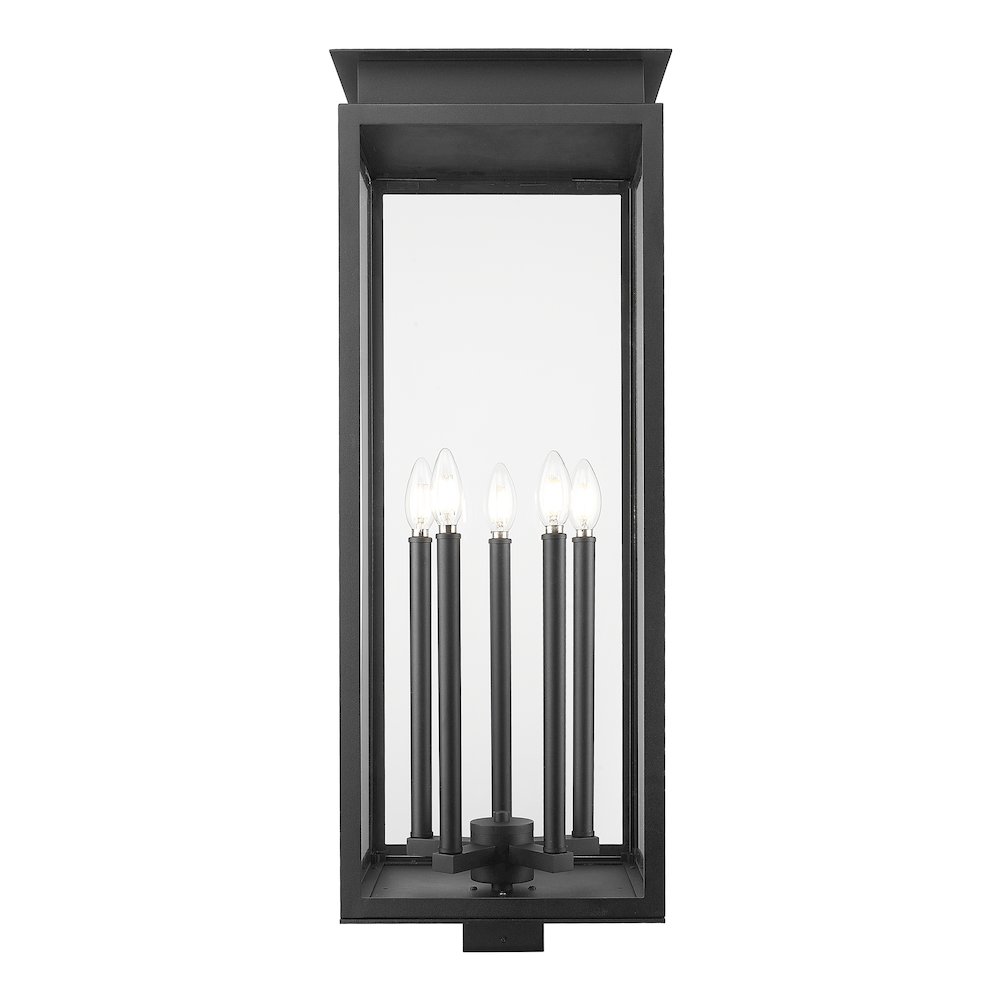 Z-Lite 5 Light Outdoor Post Mount Fixture. Picture 3