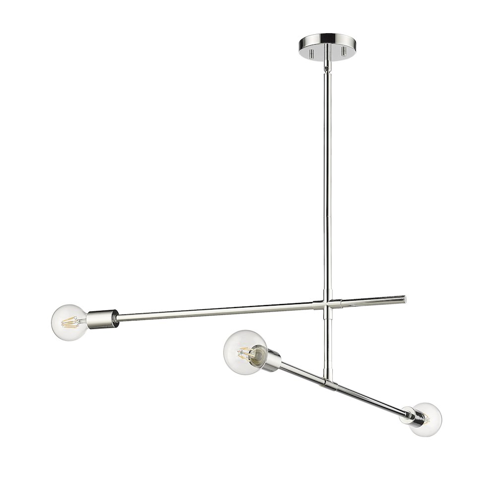 Z-Lite 3 Light Chandelier. Picture 5