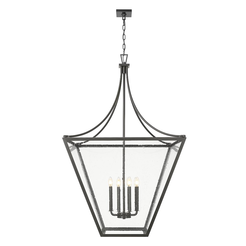 Z-Lite 8 Light Chandelier, Iron Ore. Picture 2