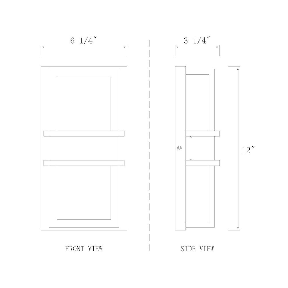 Z-Lite 2 Light Outdoor Wall Light. Picture 8