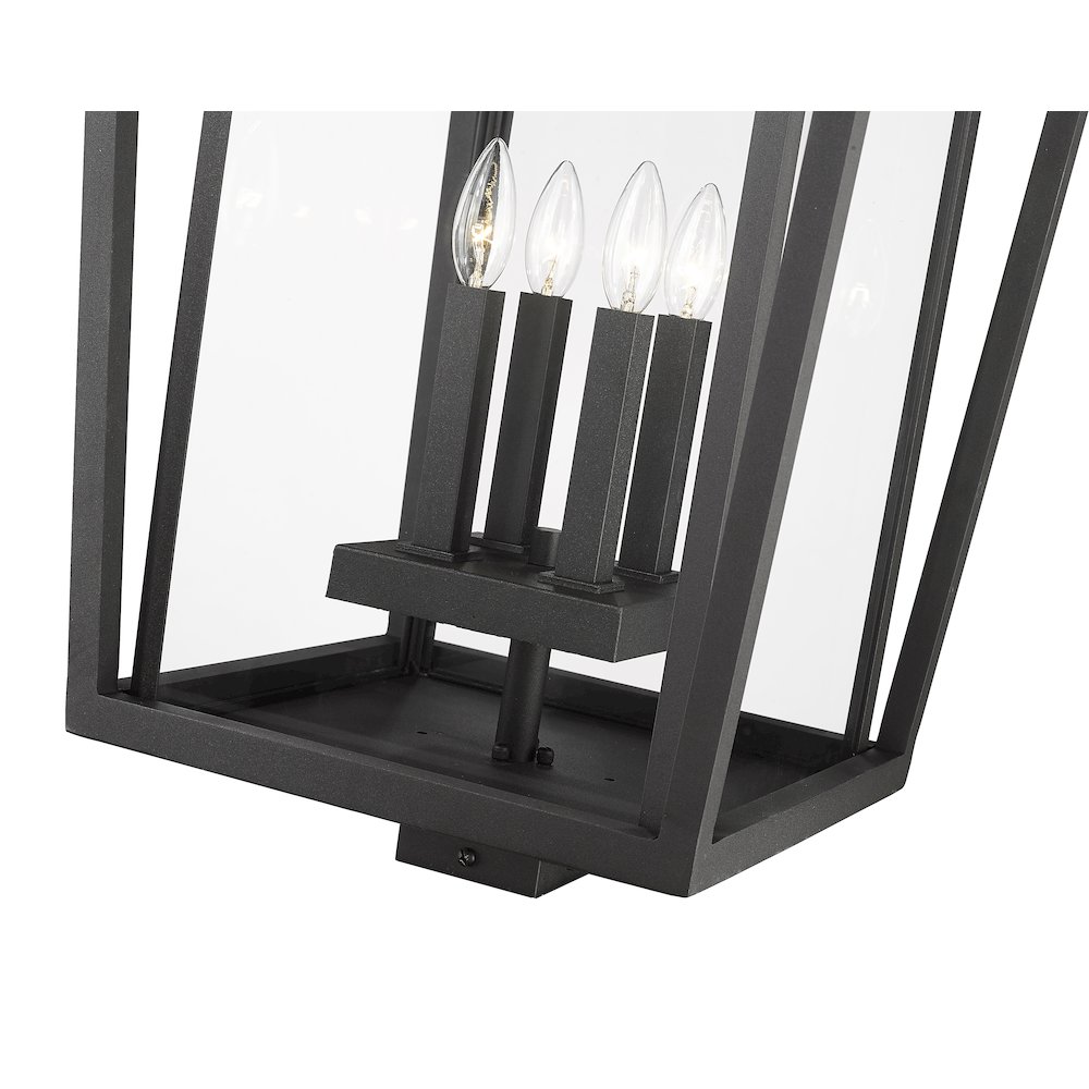 Z-Lite 4 Light Outdoor Post Mount Fixture. Picture 4