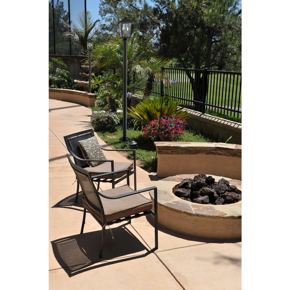 Z-Lite 2 Light Outdoor Post Mounted Fixture. Picture 2