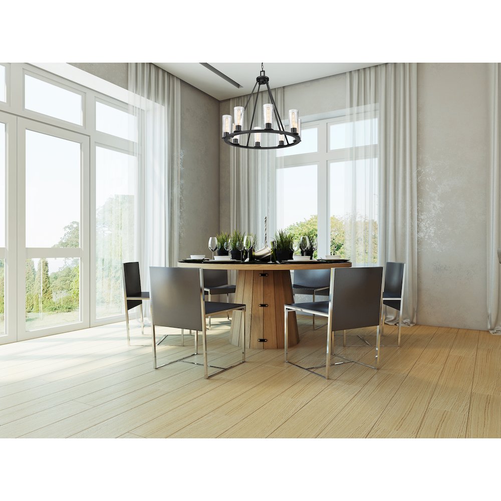 Z-Lite 8 Light Chandelier. Picture 6