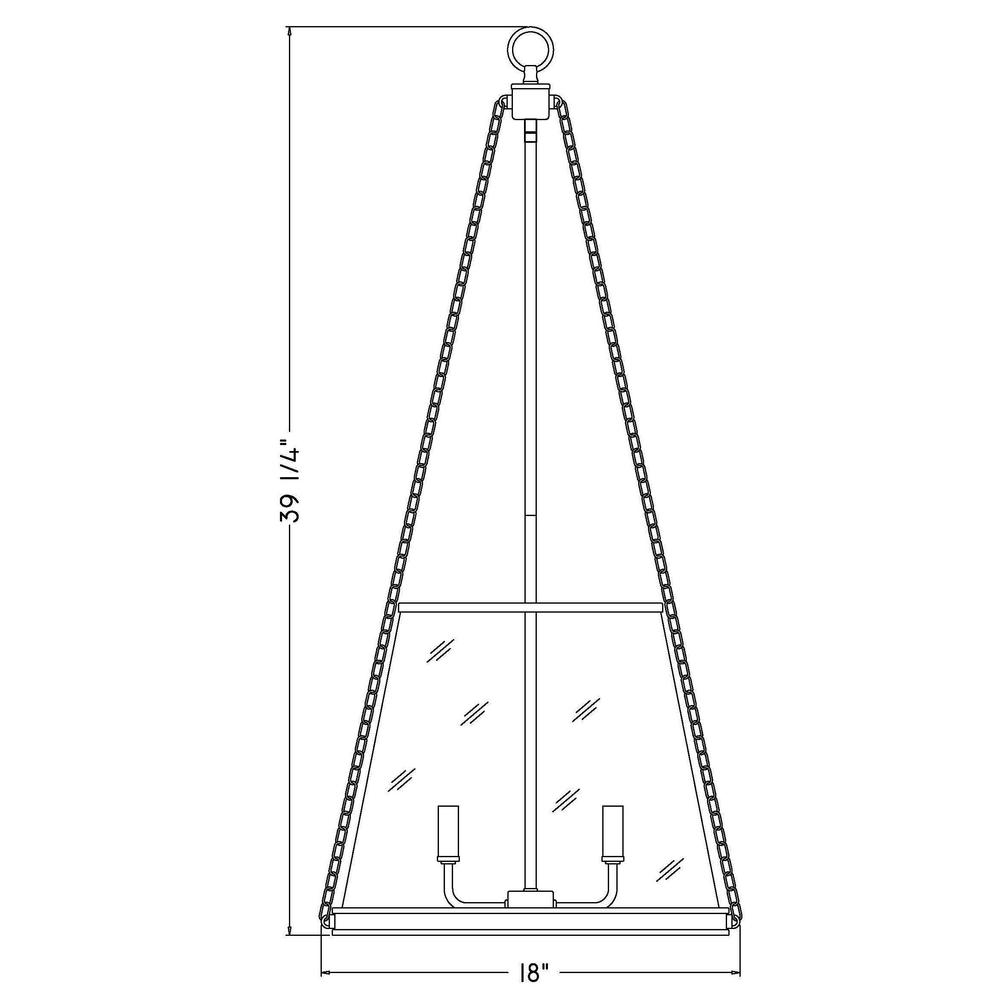 4 Light Pendant. Picture 6