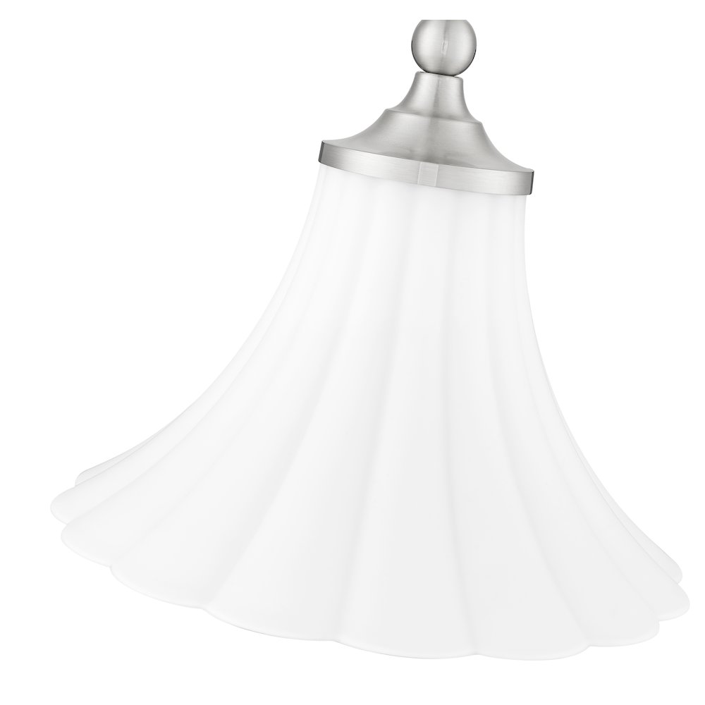 Z-Lite 1 Light Pendant, Brushed Nickel. Picture 4