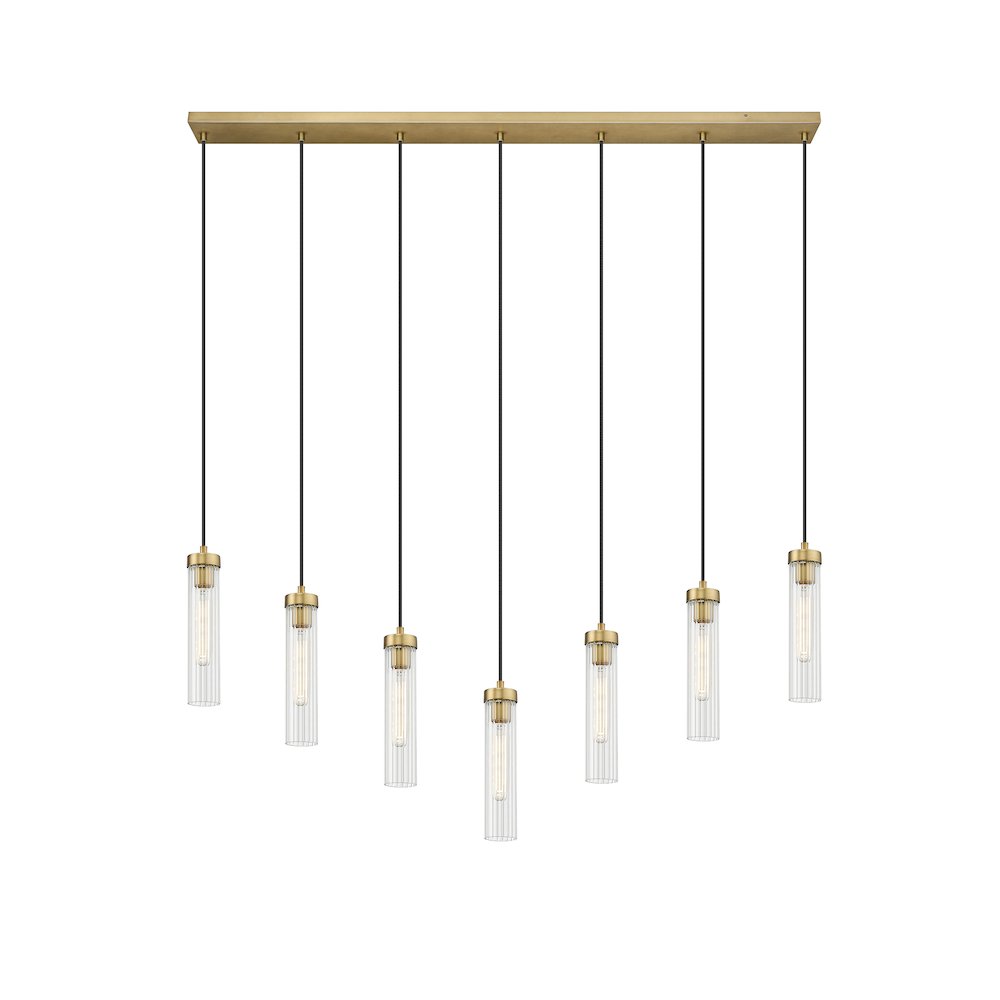 Z-Lite 7 Light Linear Chandelier. Picture 2