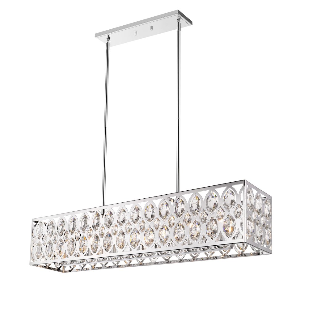Z-Lite 7 Light Linear Chandelier. Picture 3