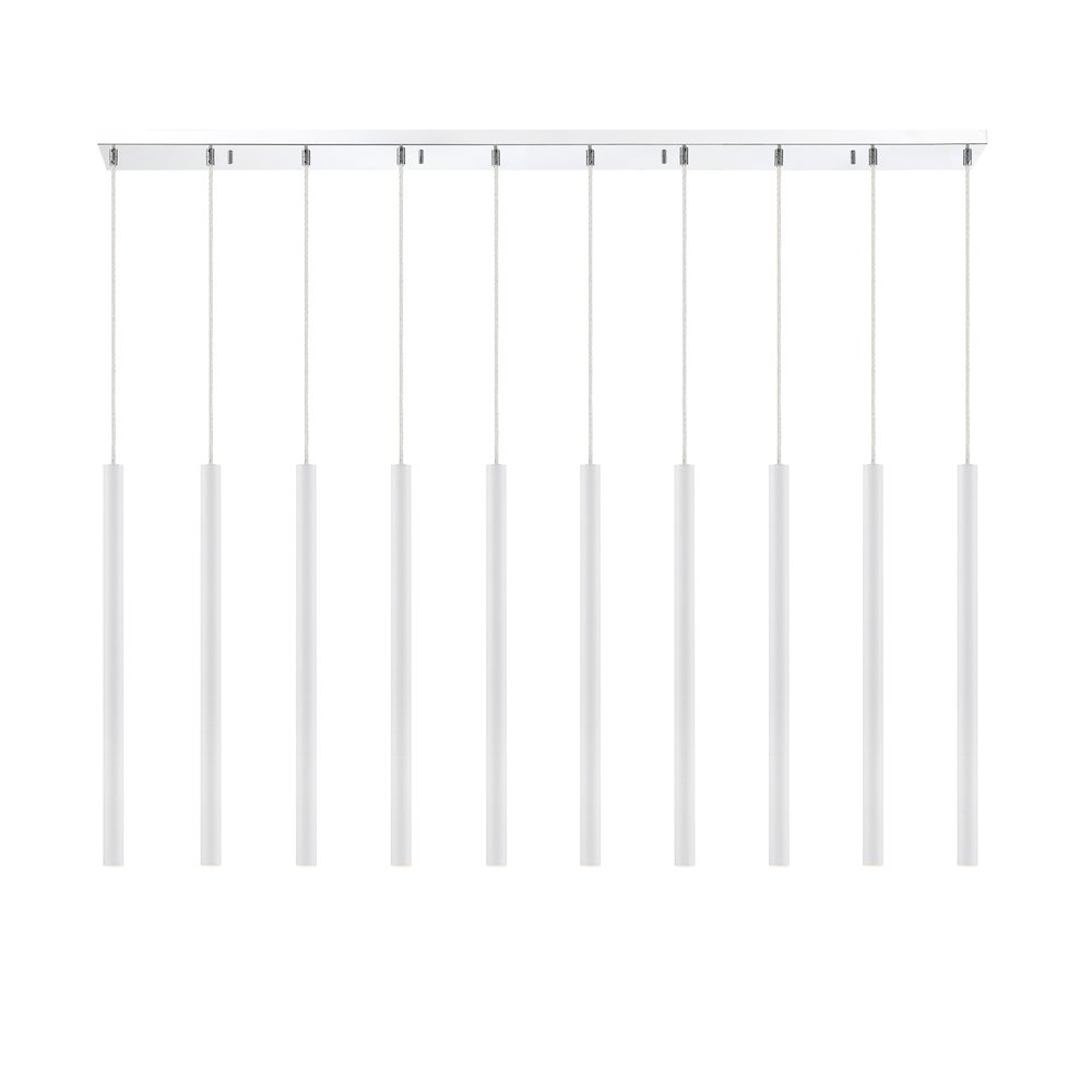 Z-Lite 10 Light Linear Chandelier. Picture 4