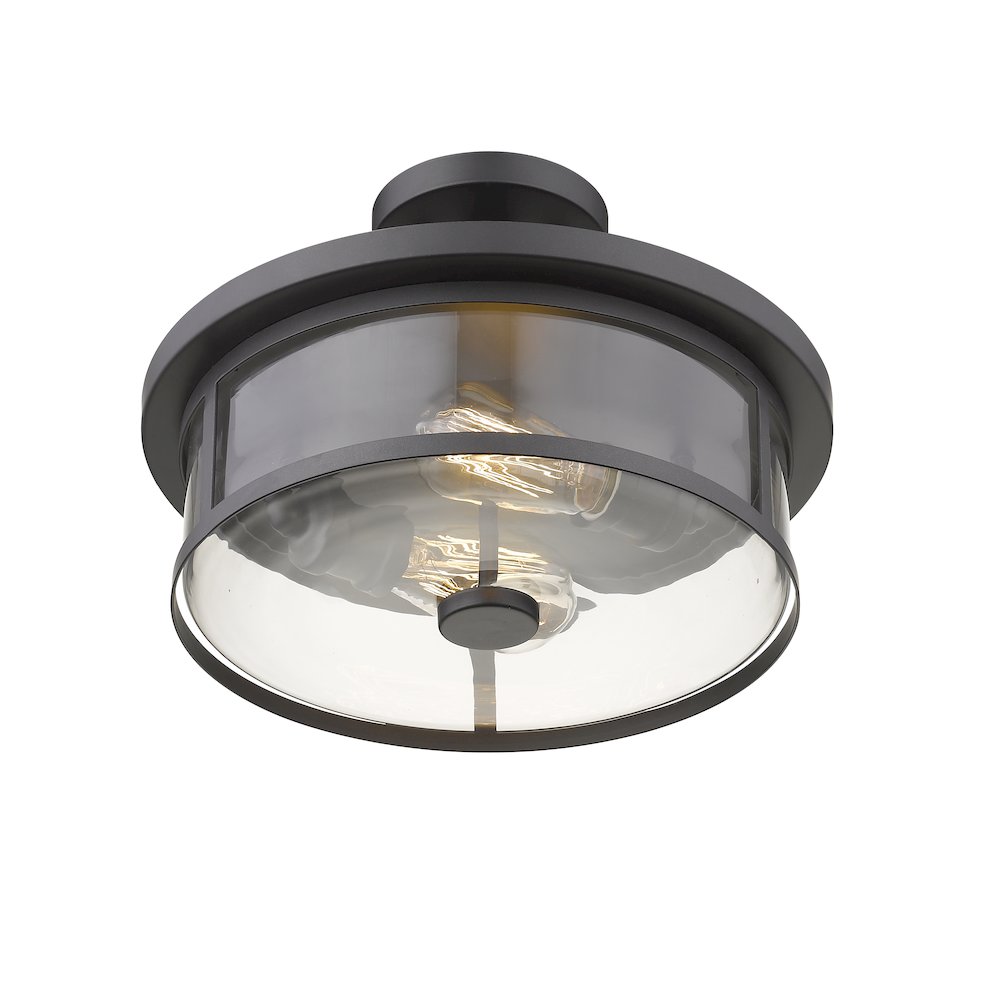 Z-Lite 2 Light Semi Flush Mount. Picture 2