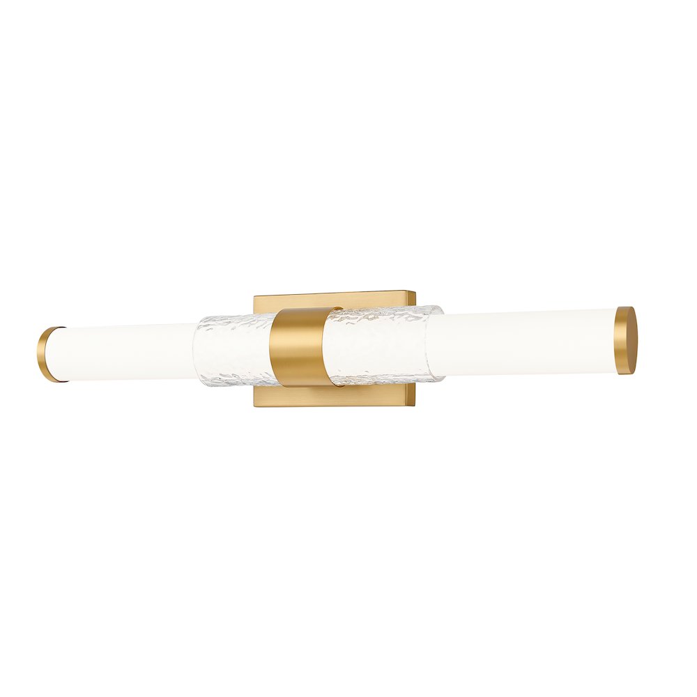 Z-Lite Egon 1 Light Vanity in Modern Gold color, Steel frame. Picture 1