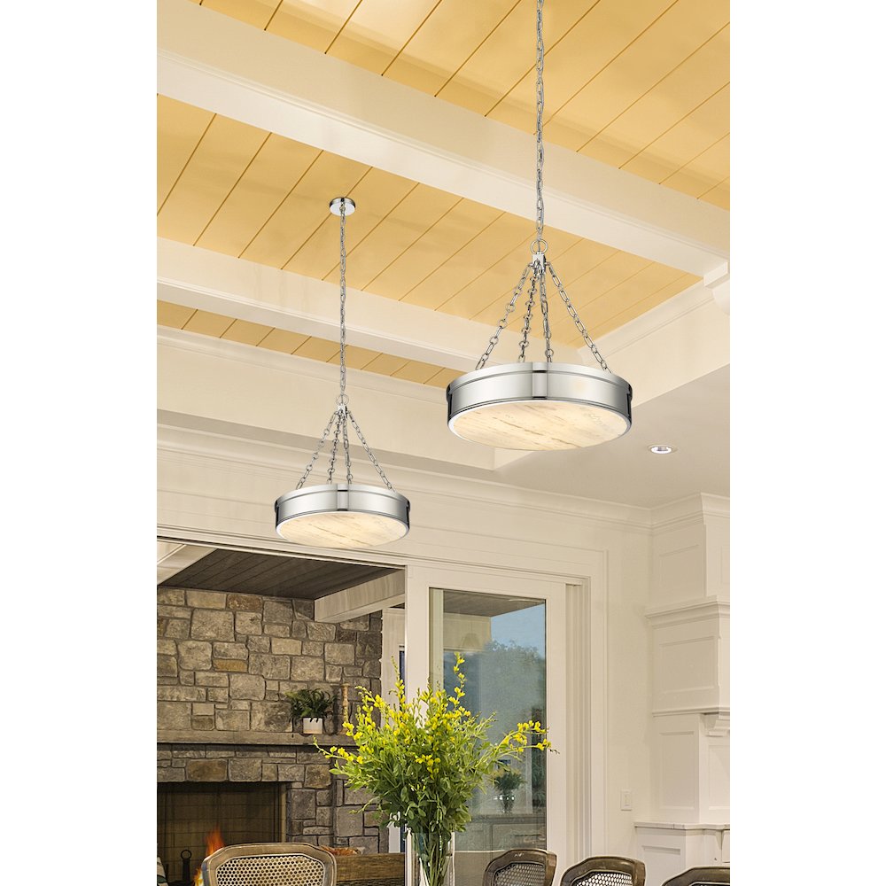 Z-Lite 3 Light Chandelier. Picture 6