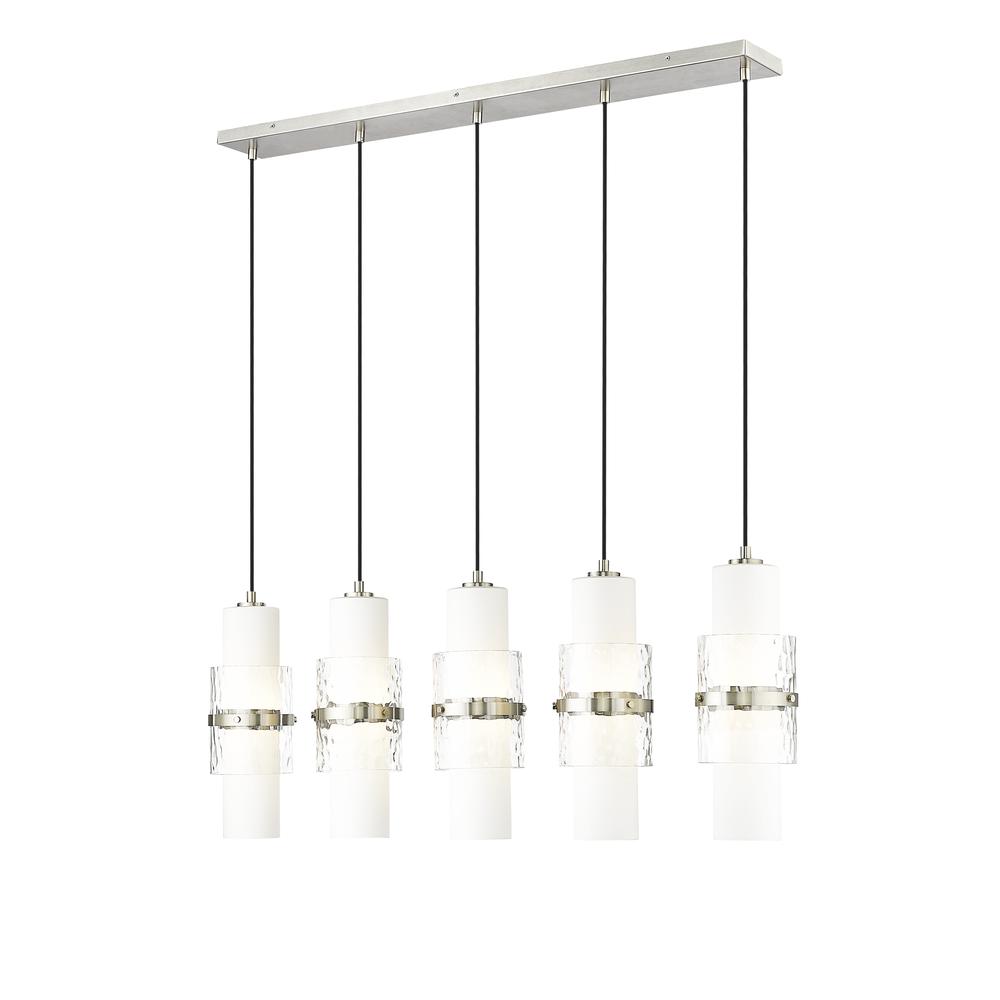 5 Light Linear Chandelier. Picture 1