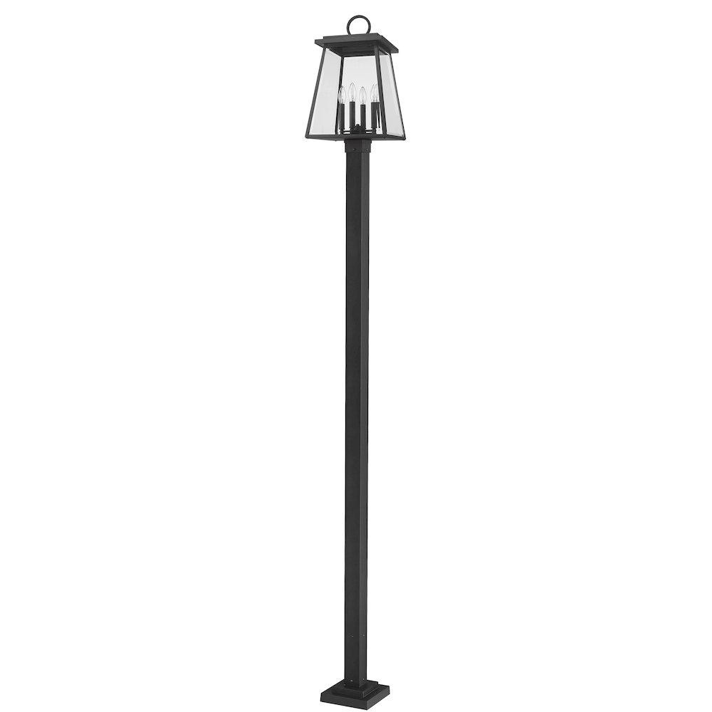 Z-Lite 4 Light Outdoor Post Mounted Fixture. Picture 5