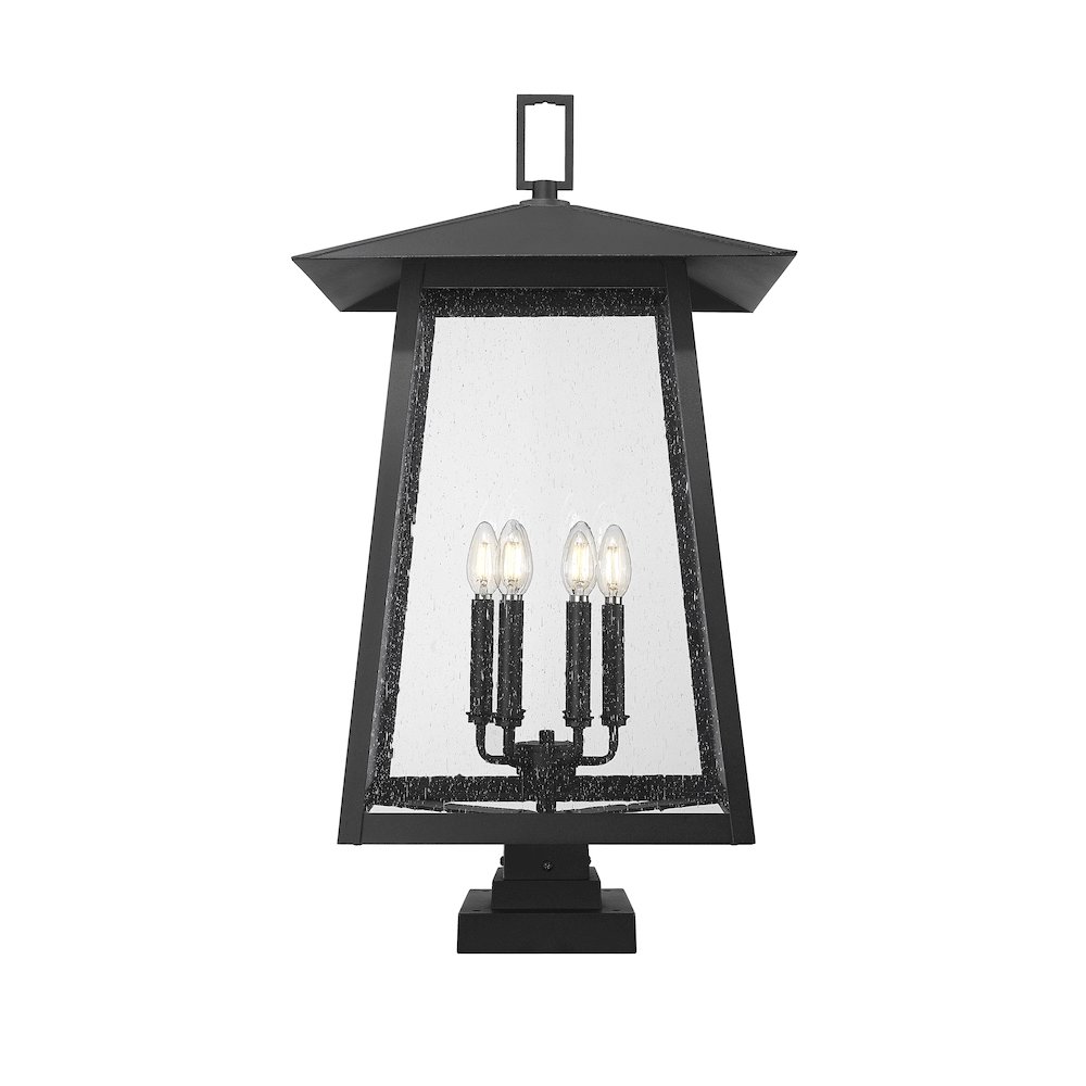 Z-Lite 6 Light Outdoor Pier Mounted Fixture. Picture 3