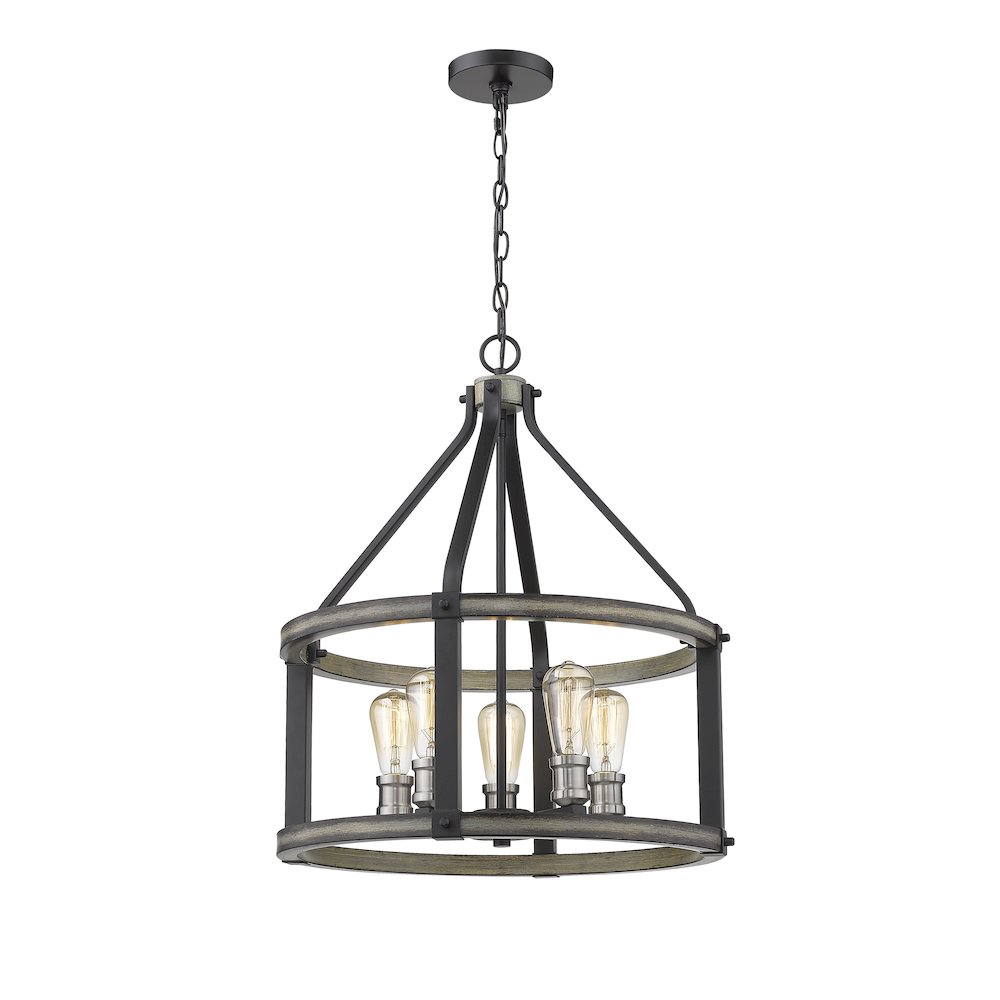 Z-Lite 5 Light Chandelier. Picture 4