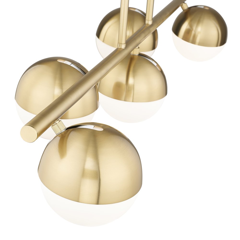 Z-Lite 5 Light Linear Chandelier. Picture 4