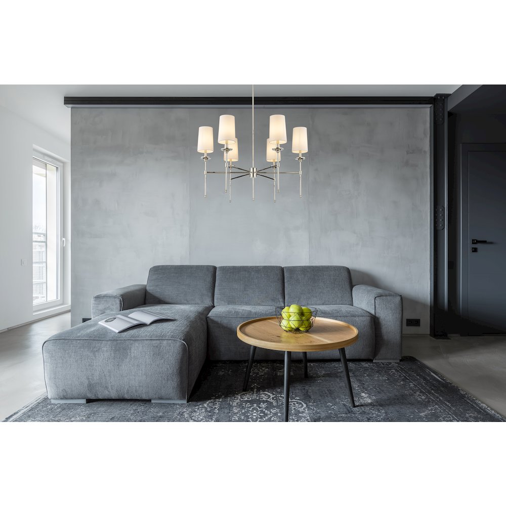 Z-Lite 6 Light Chandelier. Picture 7