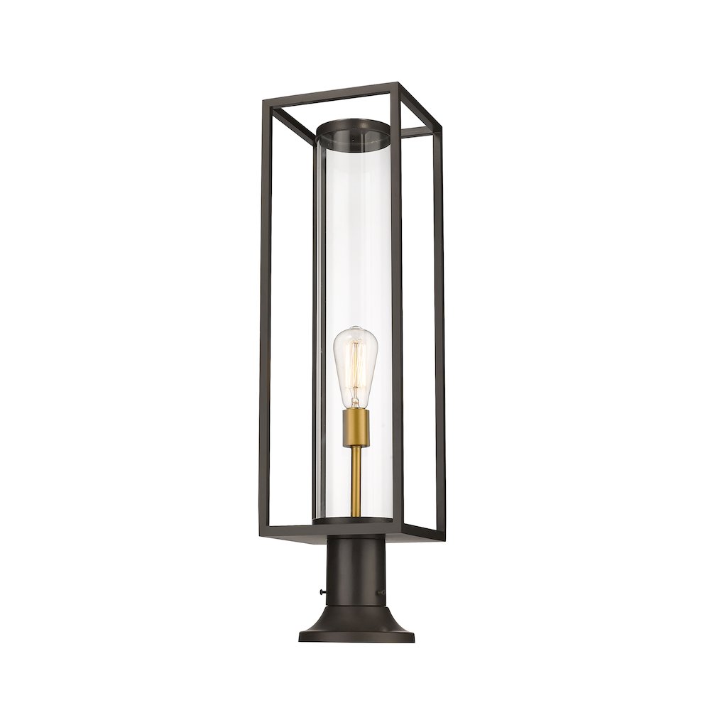 Z-Lite 1 Light Outdoor Pier Mounted Fixture. Picture 3