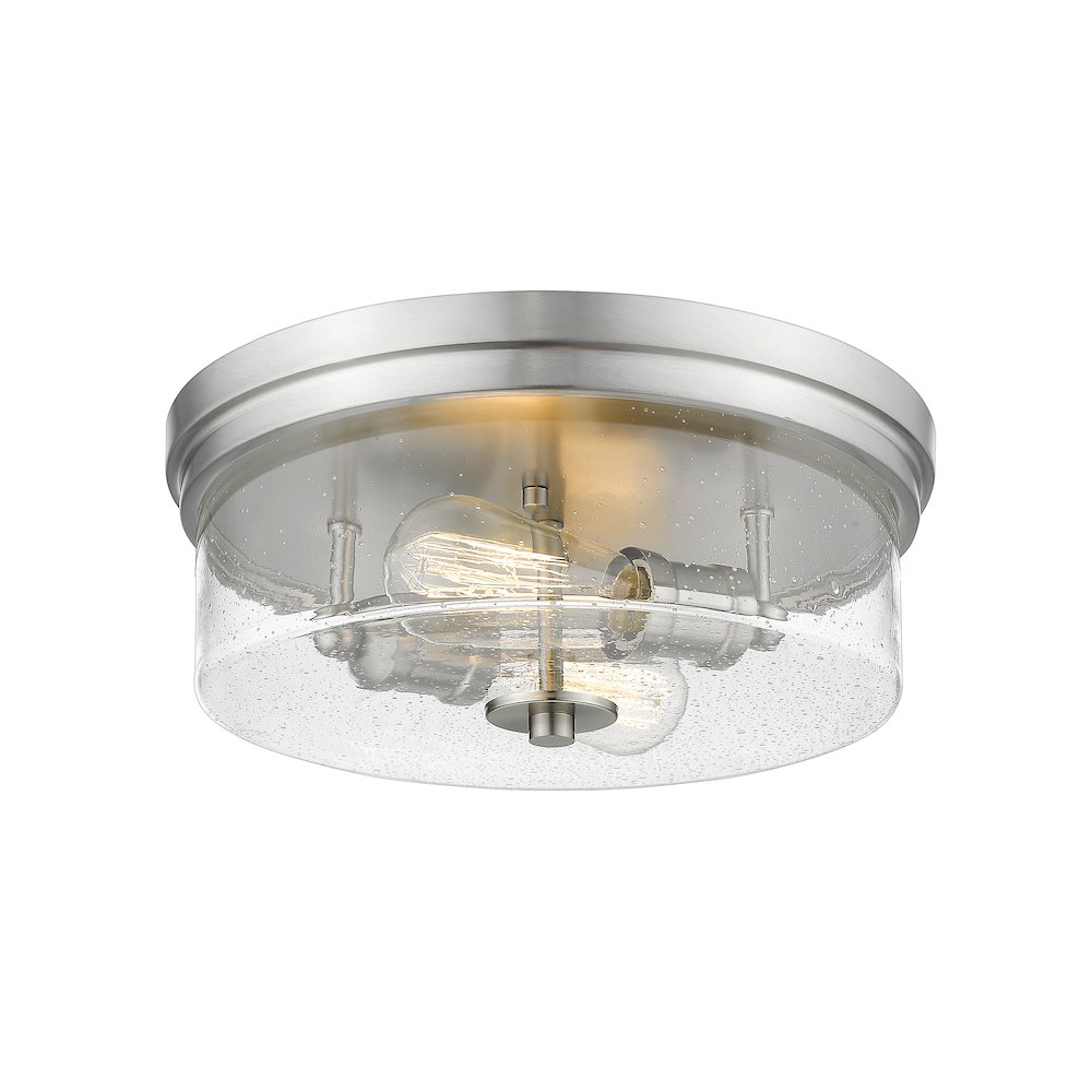 Z-Lite 2 Light Flush Mount. Picture 1