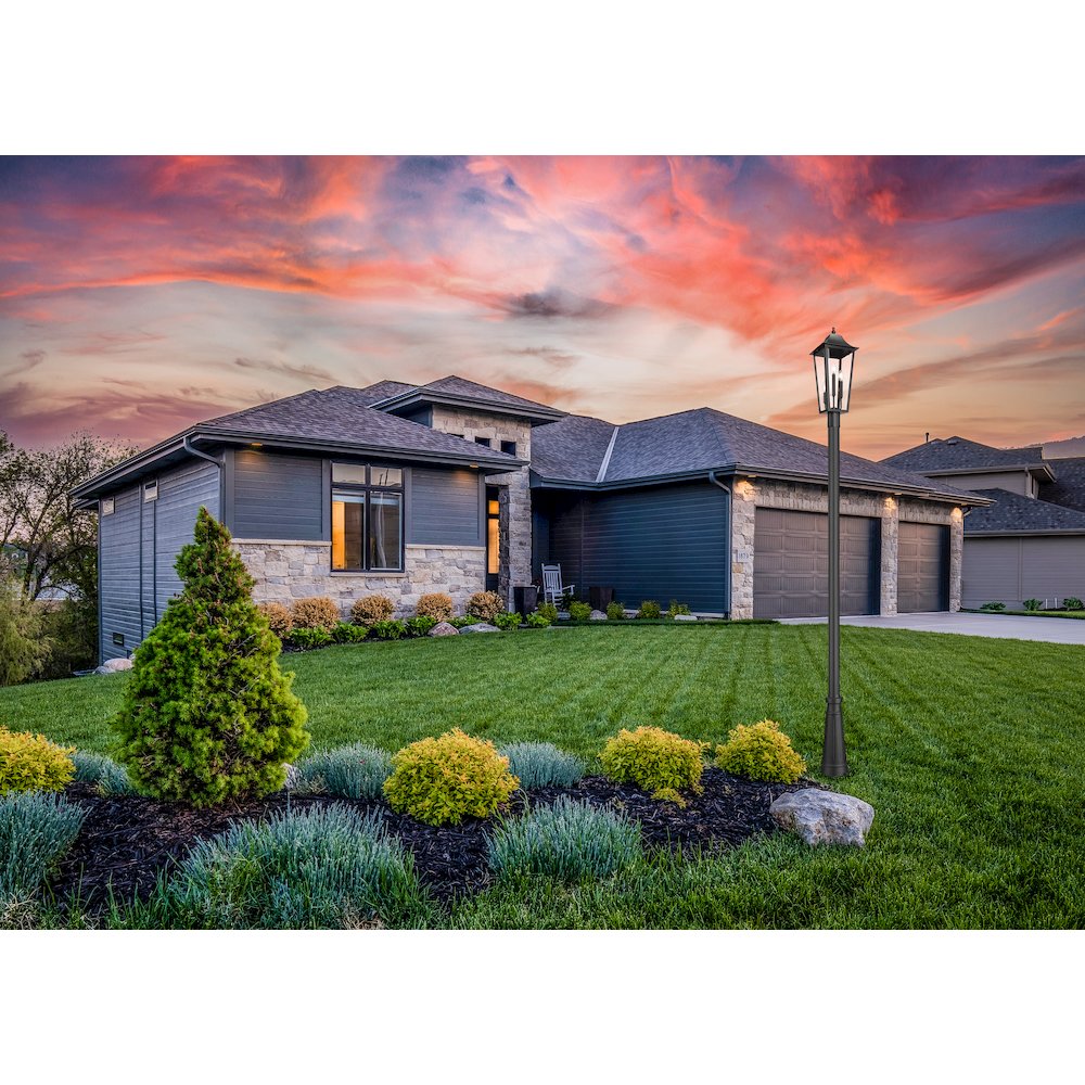 Z-Lite 3 Light Outdoor Post Mounted Fixture. Picture 6