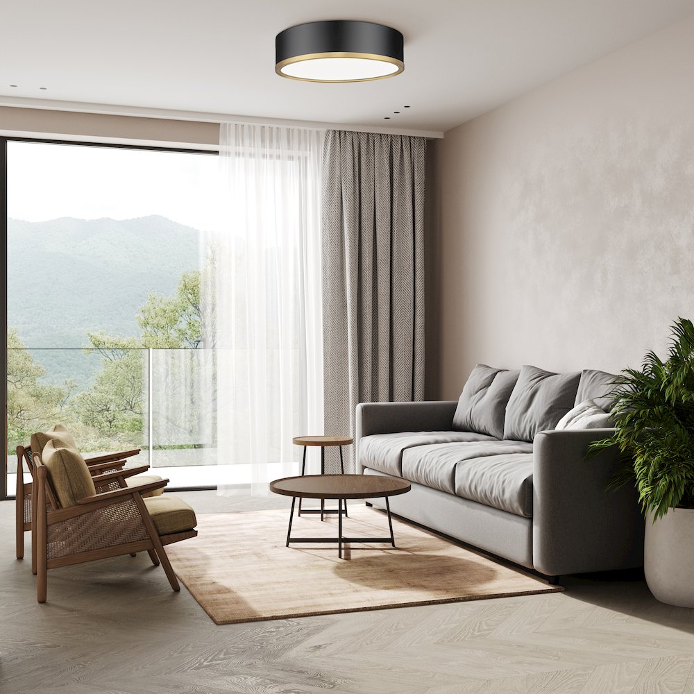 Z-Lite 1 Light Flush Mount. Picture 7