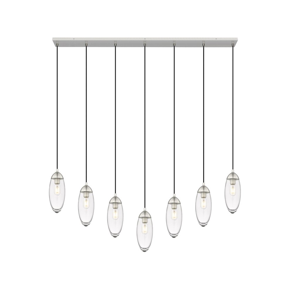 Z-Lite 7 Light Linear Chandelier. Picture 2