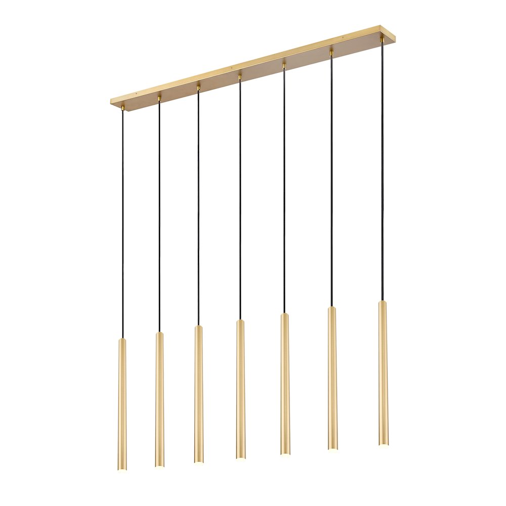 Z-Lite 7 Light Linear Chandelier. Picture 1