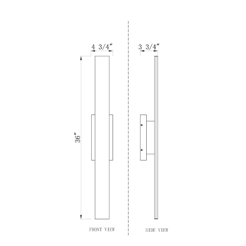 Z-Lite 2 Light Outdoor Wall Light. Picture 8