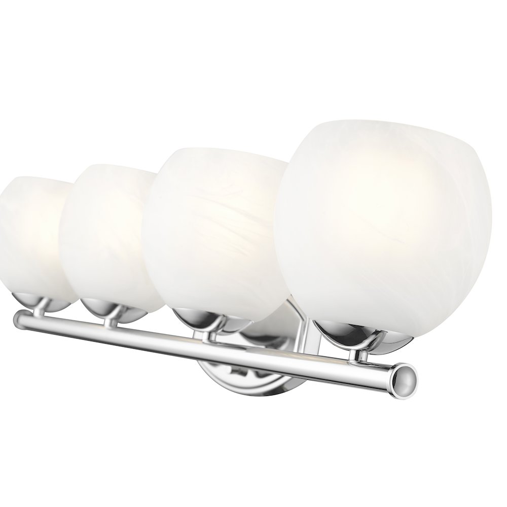 Z-Lite 4 Light Vanity, Chrome. Picture 4