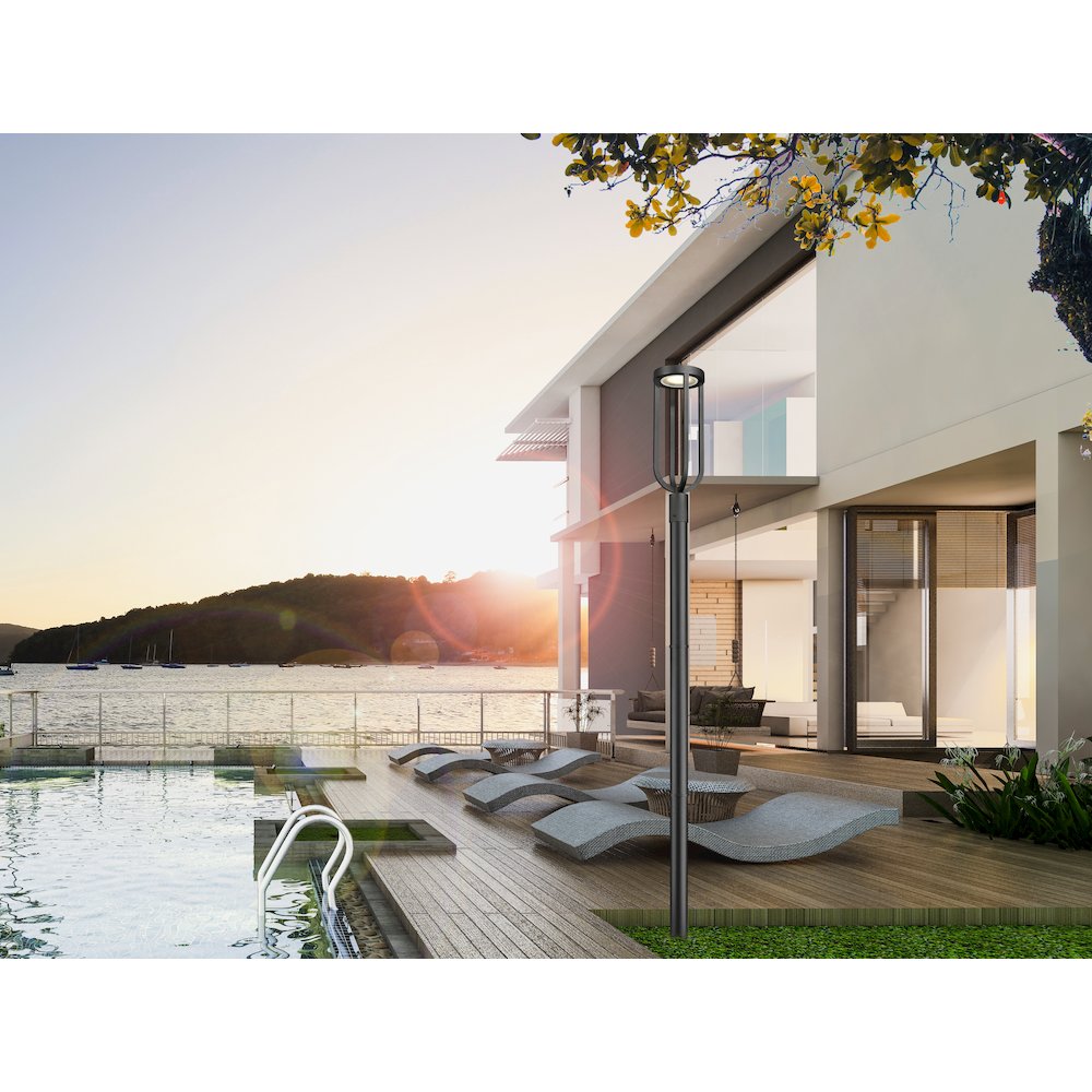 Z-Lite 1 Light Outdoor Post Mounted Fixture. Picture 6