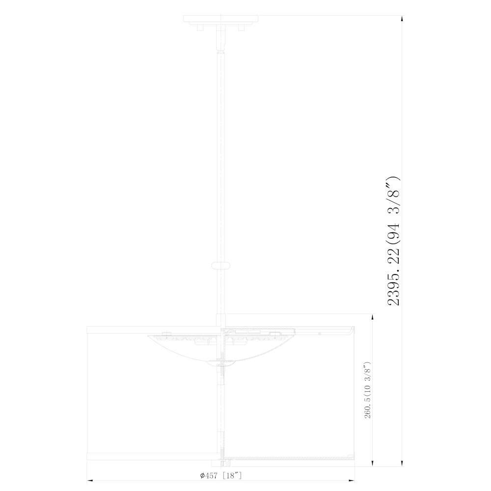Z-Lite 1 Light Pendant, Brushed Nickel. Picture 8