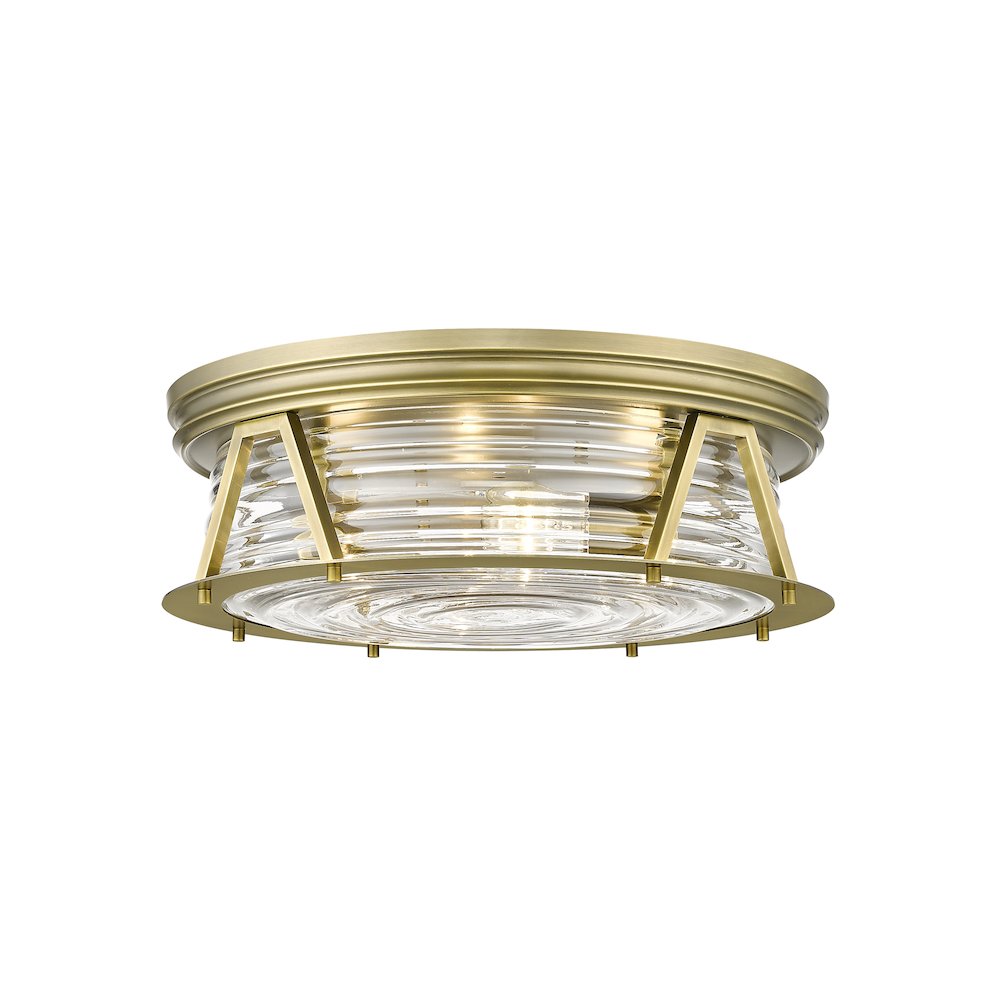 Z-Lite 4 Light Flush Mount. Picture 1