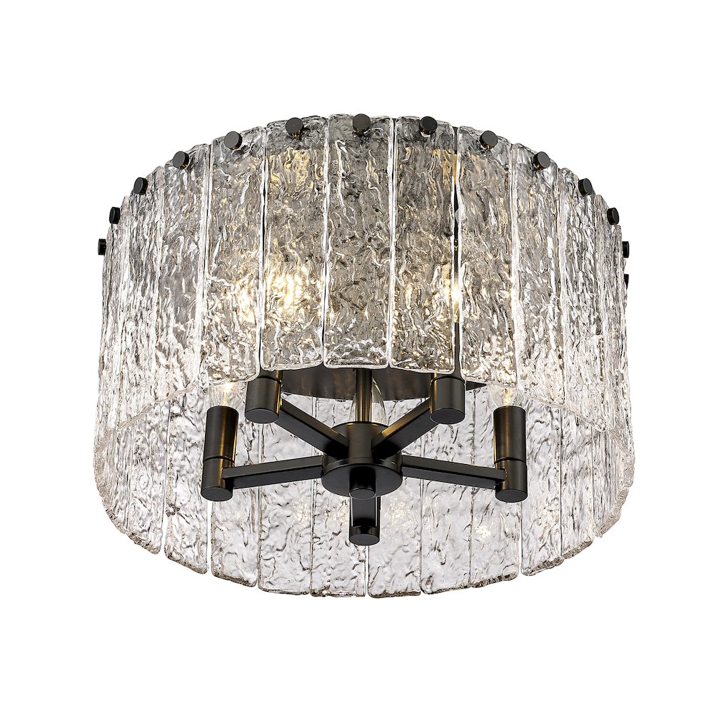 Z-Lite 5 Light Flush Mount. Picture 2