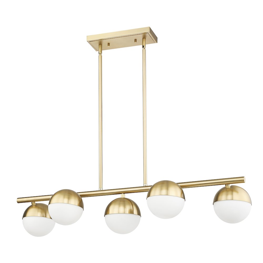 Z-Lite 5 Light Linear Chandelier. Picture 5
