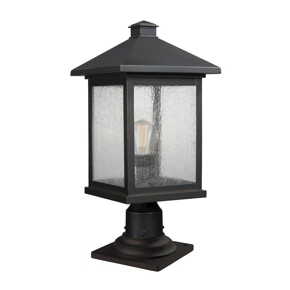 Z-Lite 1 Light Outdoor Pier Mounted Fixture. Picture 1