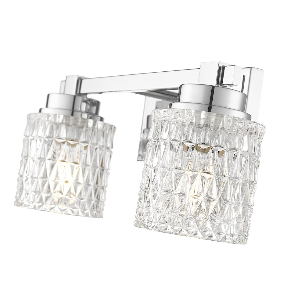 Z-Lite 2 Light Vanity, Chrome. Picture 4