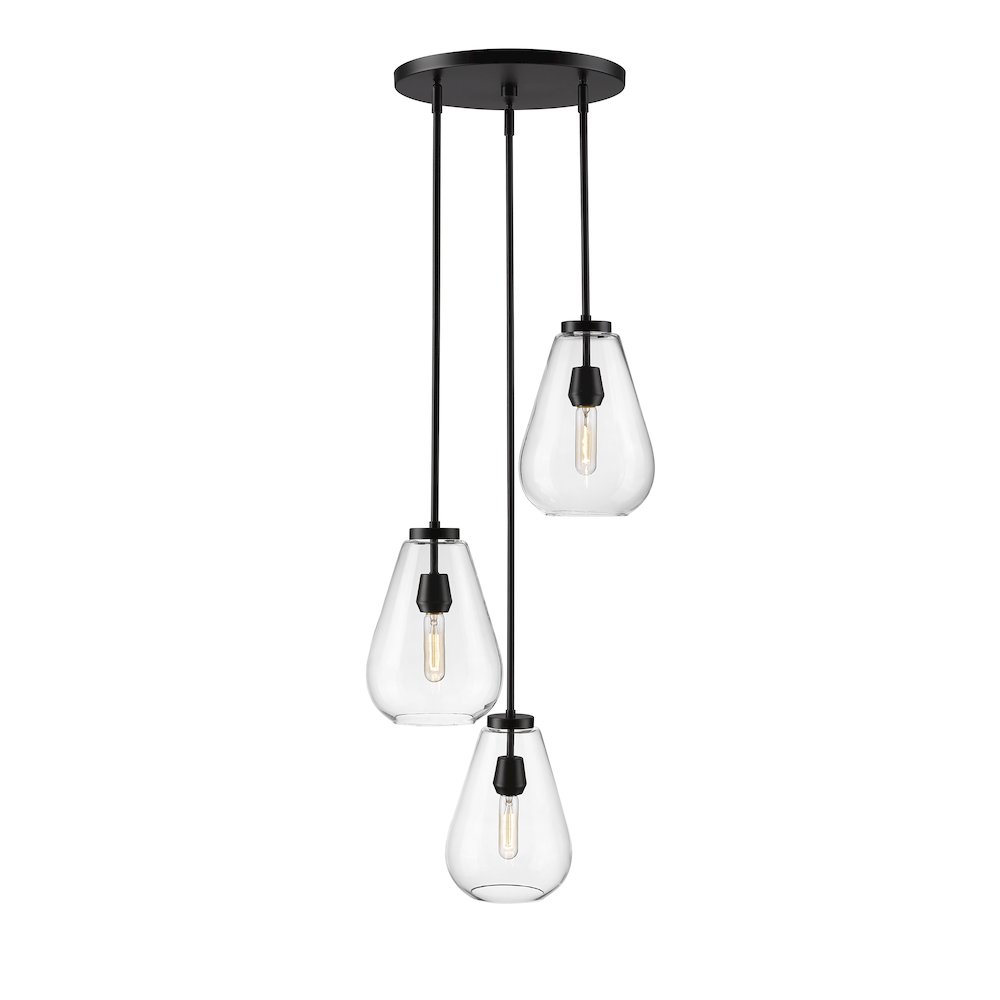 Z-Lite 3 Light Chandelier. Picture 2