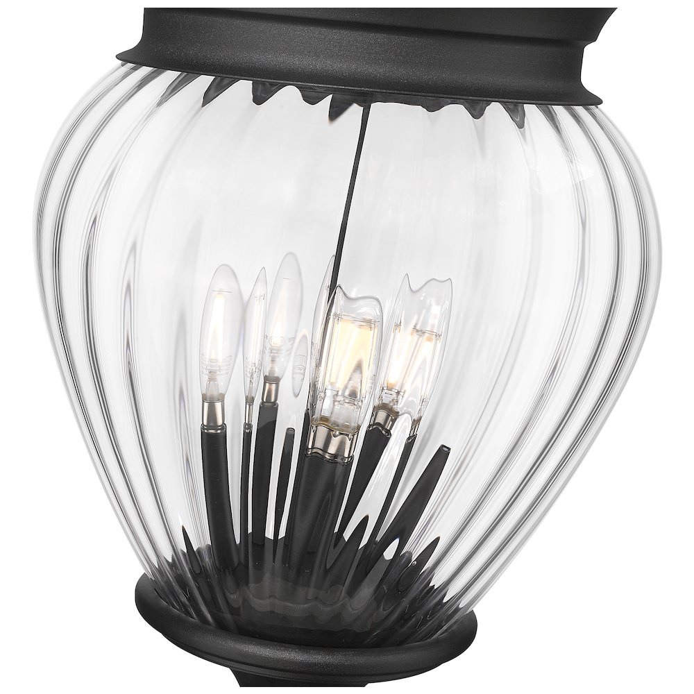 Z-Lite 4 Light Outdoor Post Mounted Fixture. Picture 4