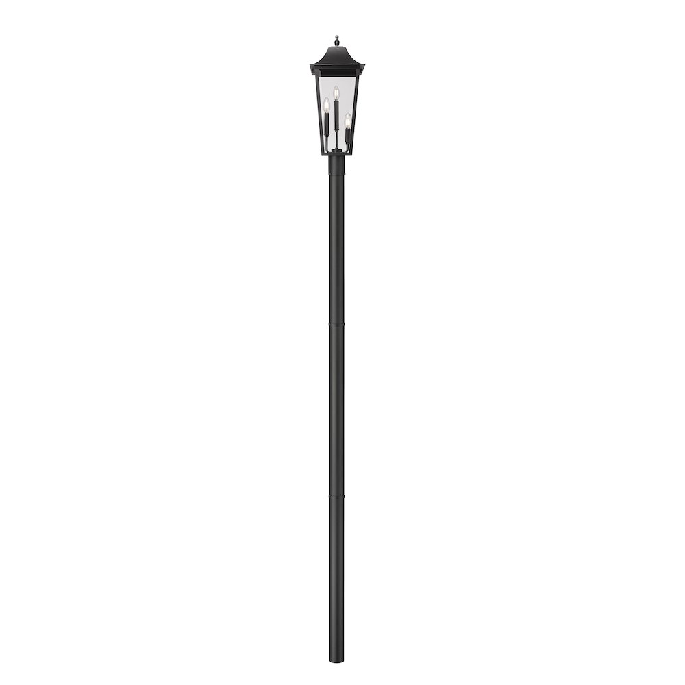 Z-Lite 3 Light Outdoor Post Mount Fixture. Picture 3