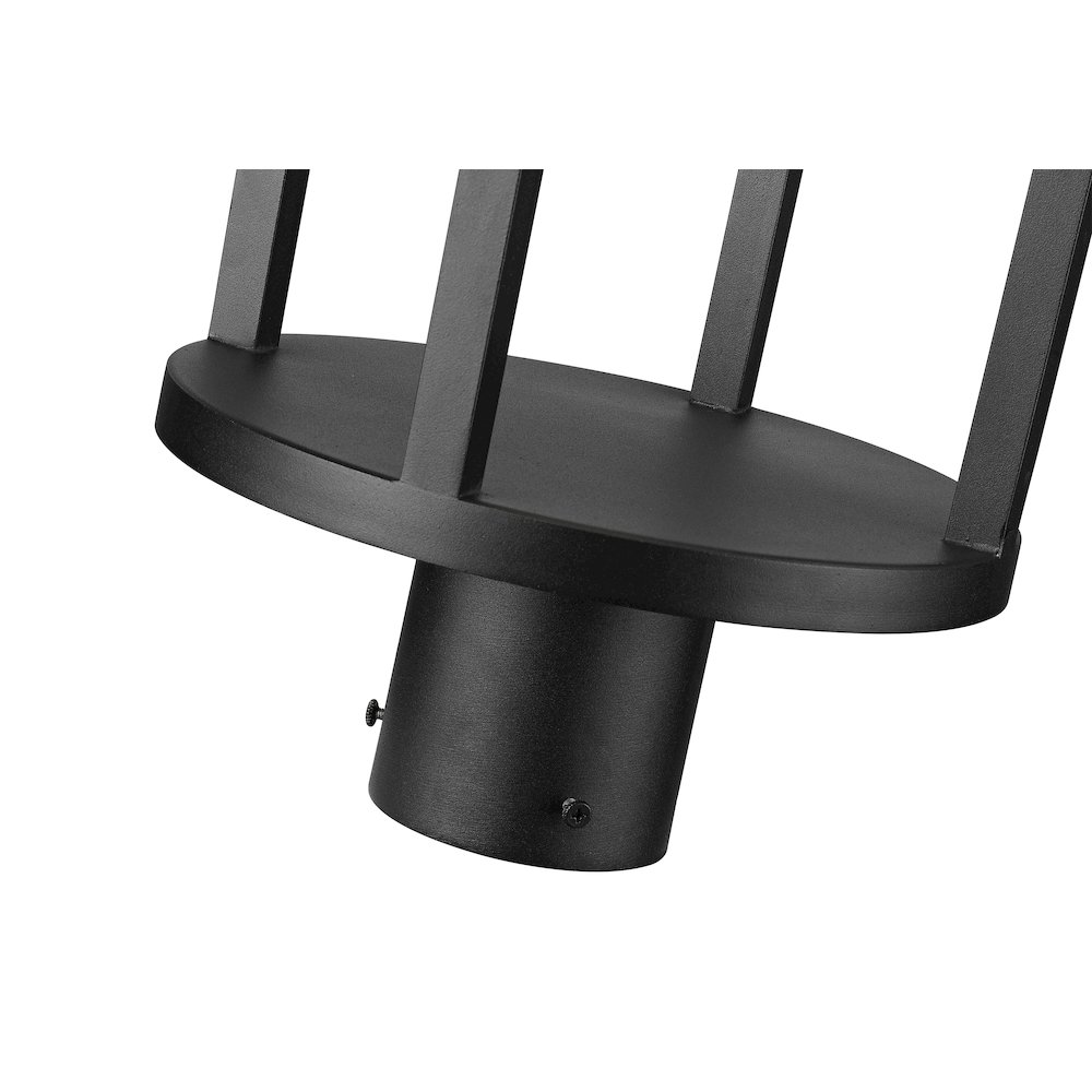 Z-Lite 1 Light Outdoor Post Mount Fixture. Picture 4