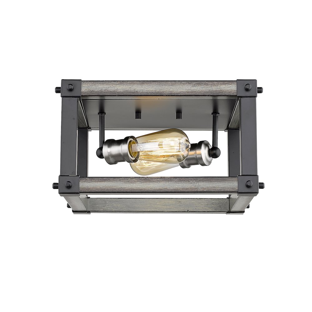 Z-Lite 2 Light Flush Mount. Picture 2