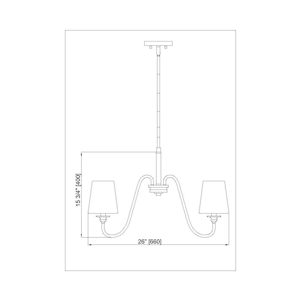 Z-Lite 5 Light Chandelier. Picture 8