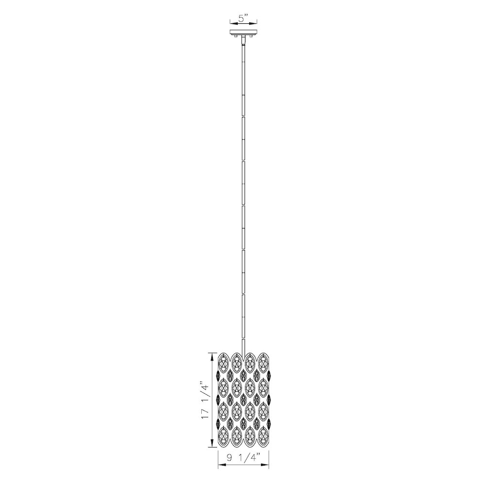 Z-Lite 3 Light Pendant. Picture 8