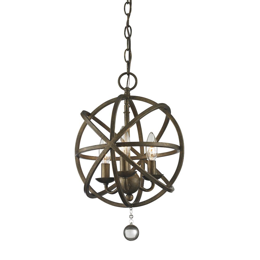 Z-Lite 3 Light Chandelier. Picture 1