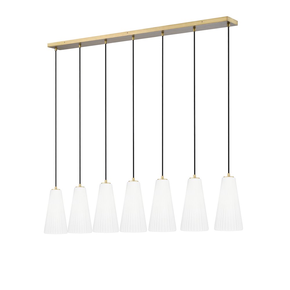 Z-Lite 7 Light Linear Chandelier. Picture 5