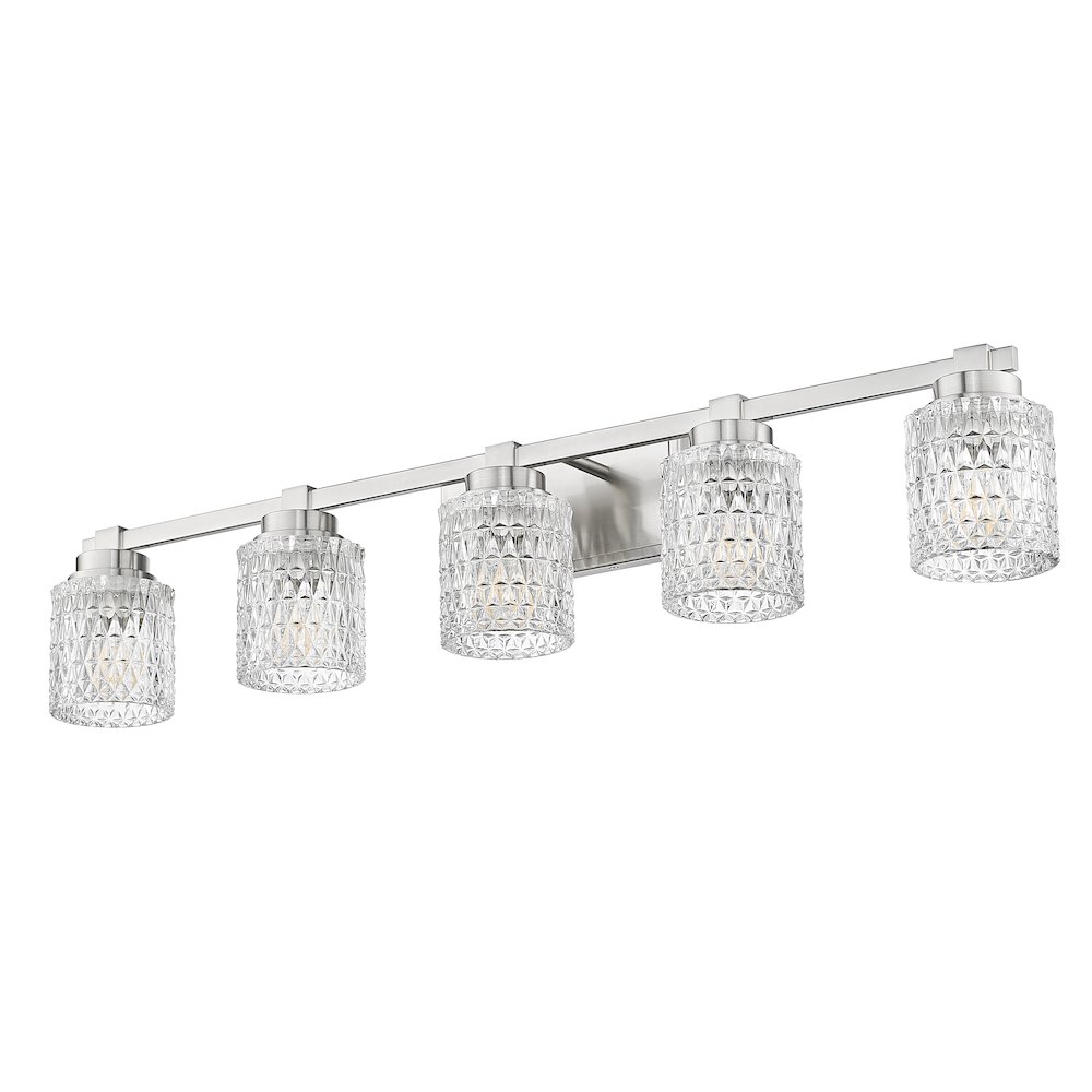 Z-Lite 5 Light Vanity, Brushed Nickel. Picture 7