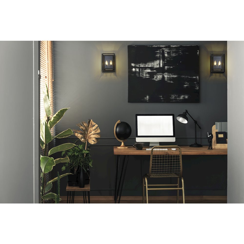 Z-Lite 2 Light Wall Sconce. Picture 7