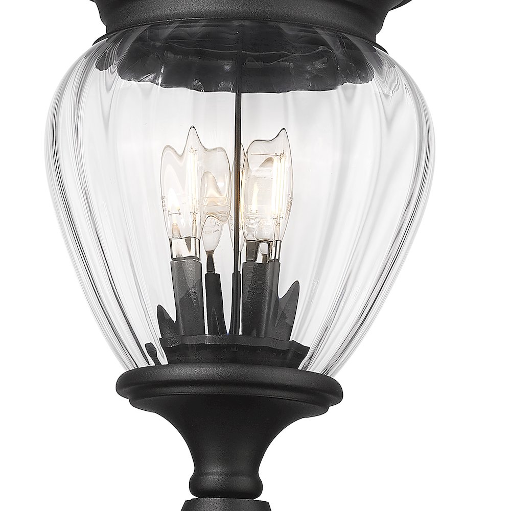 Z-Lite 3 Light Outdoor Post Mounted Fixture. Picture 4