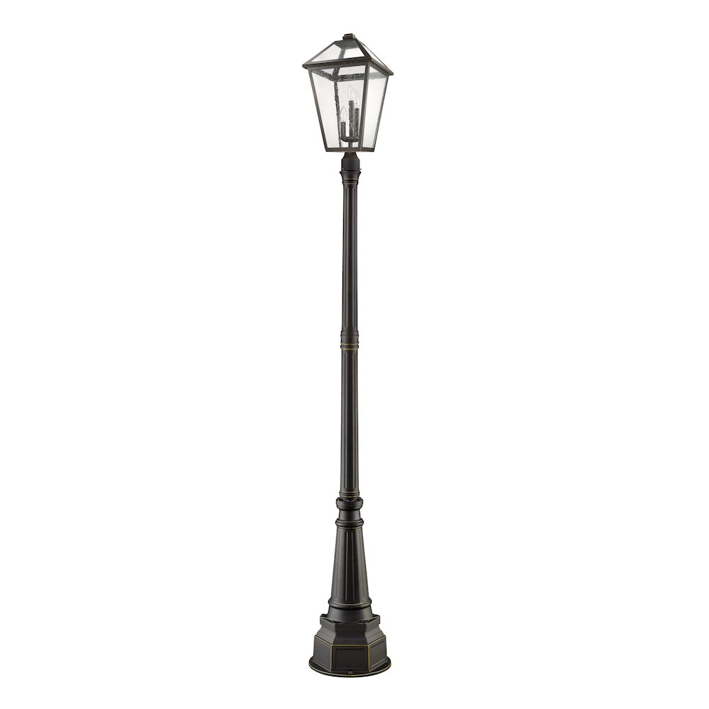 Z-Lite 3 Light Outdoor Post Mounted Fixture. Picture 3